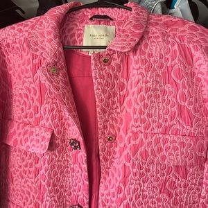 Kate Spade beautiful pink floral vintage jacket